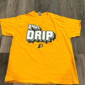 Men’s XL Basketball Pacers Fanjam 24kt Drip Tee